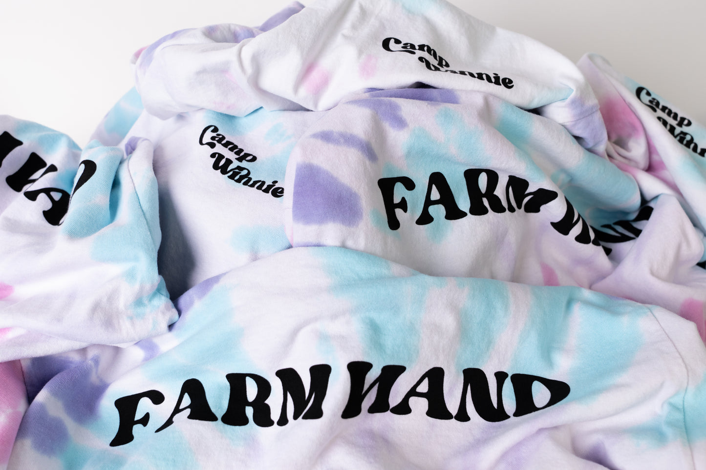 Camp Winnie Unisex "Farm Hand" Tie Dye Shirt