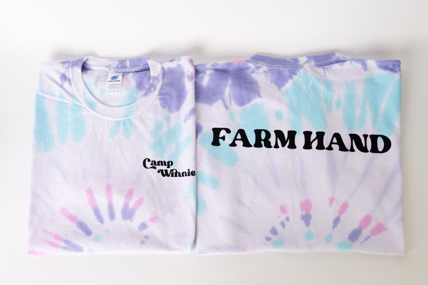 Camp Winnie Unisex "Farm Hand" Tie Dye Shirt